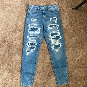 American Eagle cozy next level stretch curvy hi-rise jeggings size 6 regular